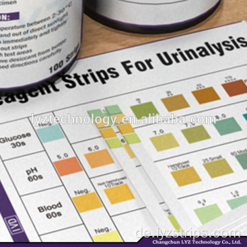 LYZ medizinische Urinreagenz-Teststreifen 4 Parameter